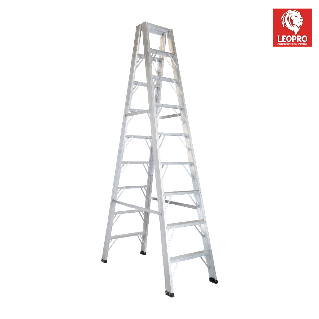 SKI - สกี จำหน่ายสินค้าหลากหลาย และคุณภาพดี | LEOPRO LP07112 บันไดพับ(บาง) 2 ทาง 9 ฟุต