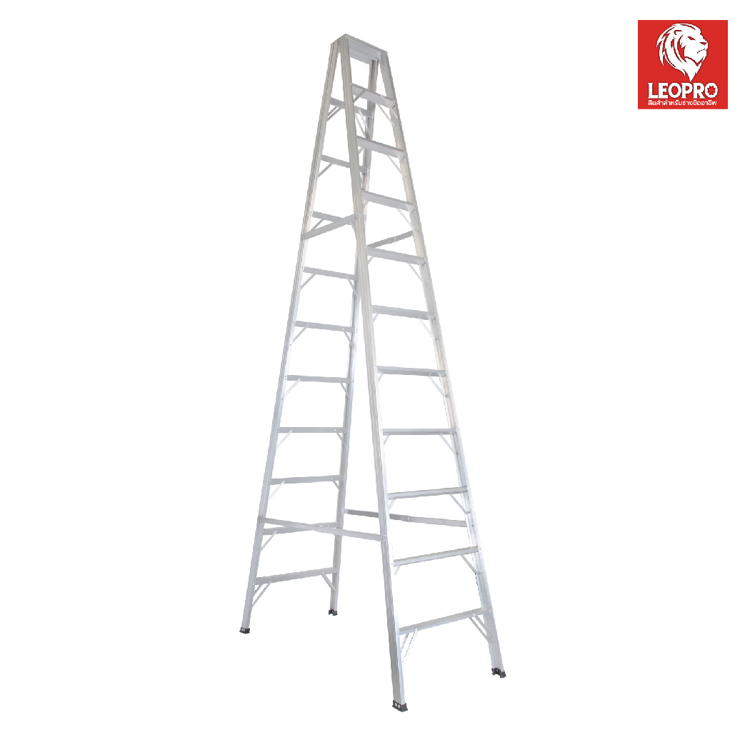 SKI - สกี จำหน่ายสินค้าหลากหลาย และคุณภาพดี | LEOPRO LP07114 บันไดพับ(บาง) 2 ทาง 11 ฟุต