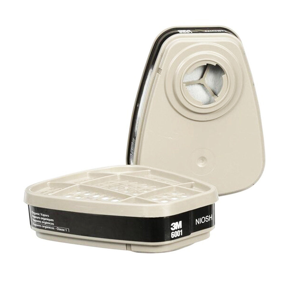 SKI - สกี จำหน่ายสินค้าหลากหลาย และคุณภาพดี | 3M #6001 #7000008667 ตลับกรองสำหรับกรองไอระเหยสารตัวทำละลาย (สารอินทรีย์) 30 แพ็ค/ลัง WX700900094