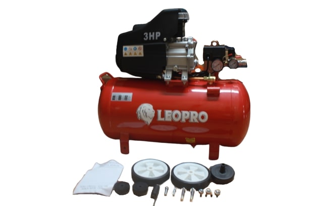 LEOPRO SNC-5030 ปั๊มลมโรตารี่ HYBRID 3HP 250L/min ถัง 50L.พร้อม quick coupler**