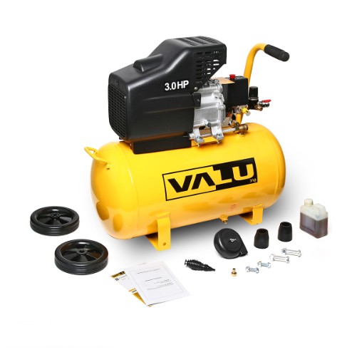 VALU BM2050 ปั้มลมขับตรง 3HP ถัง 50L
