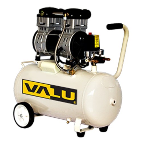 SKI - สกี จำหน่ายสินค้าหลากหลาย และคุณภาพดี | VALU OFS11001-50 ปั้มลมออยล์ฟรี 1100 W ถังลม 50L