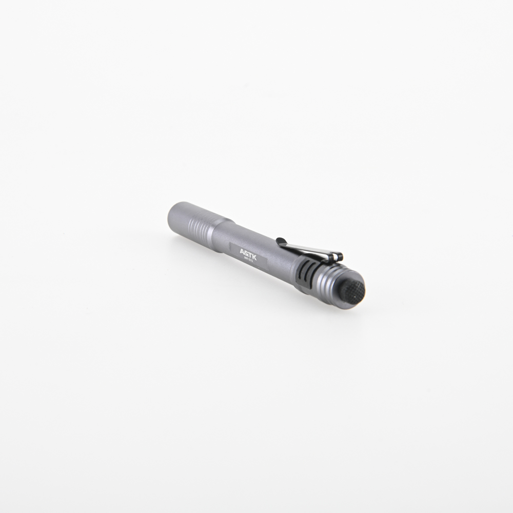 A&TK MNR-001G ไฟฉายสีเทาส่องสว่าง 110 lm (ใช้ถ่าน 2AAA 2 ก้อน)