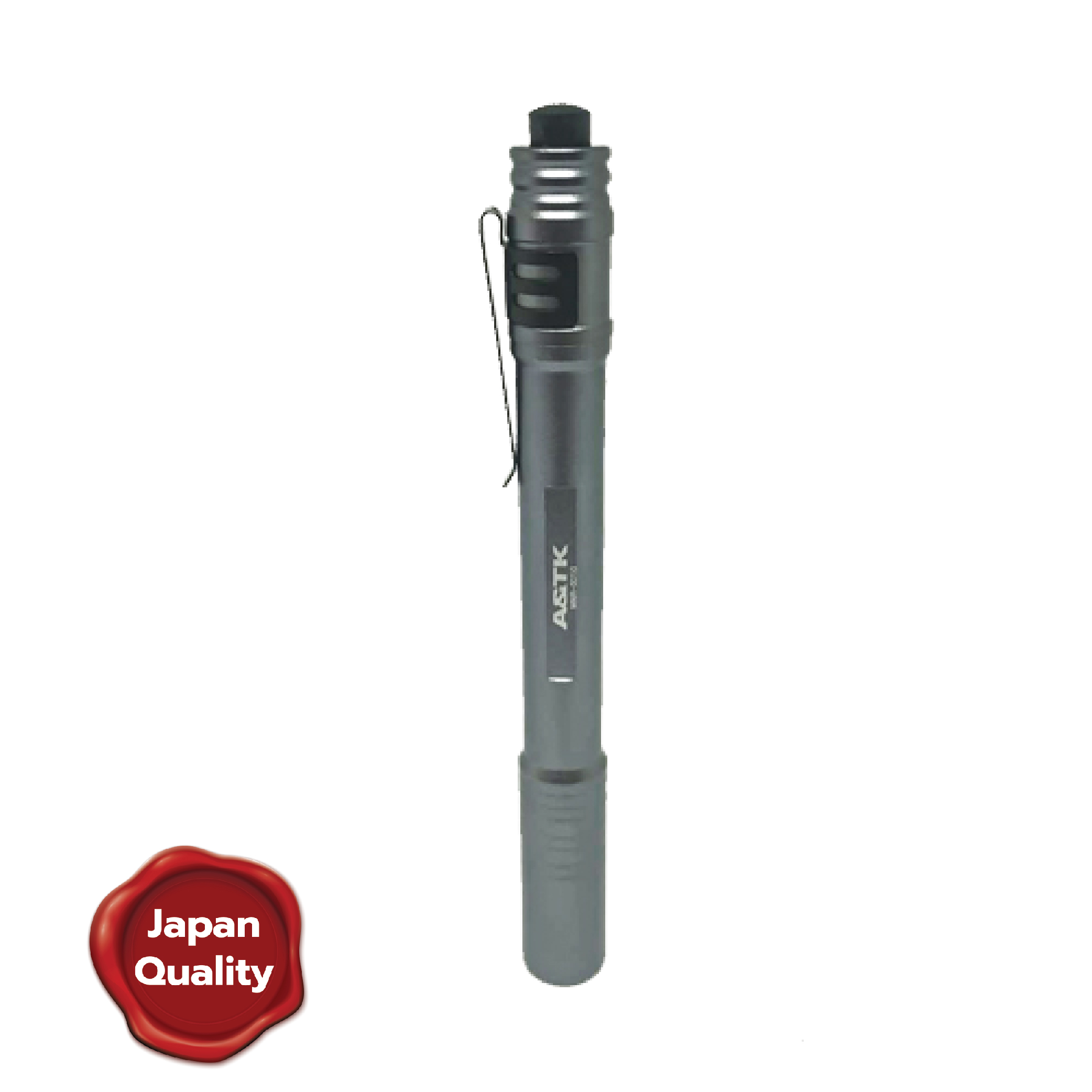 SKI - สกี จำหน่ายสินค้าหลากหลาย และคุณภาพดี | A&TK MNR-001G ไฟฉายสีเทาส่องสว่าง 110 lm (ใช้ถ่าน 2AAA 2 ก้อน)