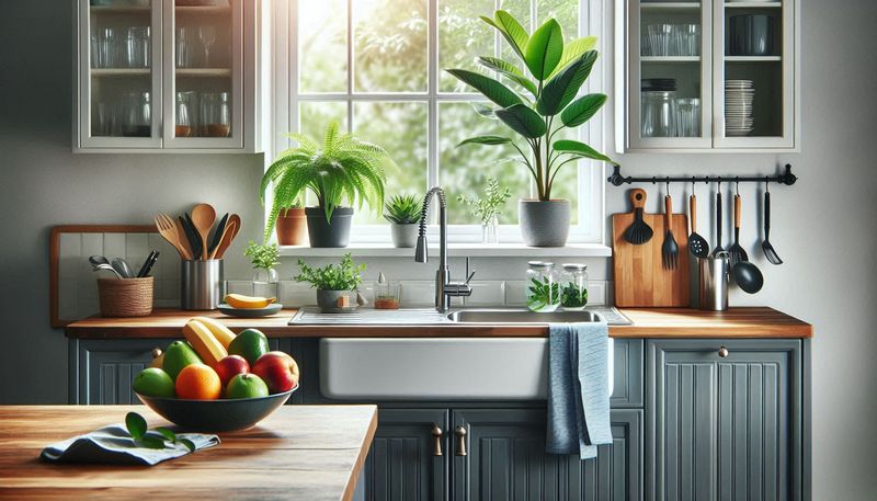 Kitchen and clean